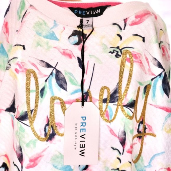 2/$20 NWT Preview Collection leaf sweater b4 - Picture 4 of 6